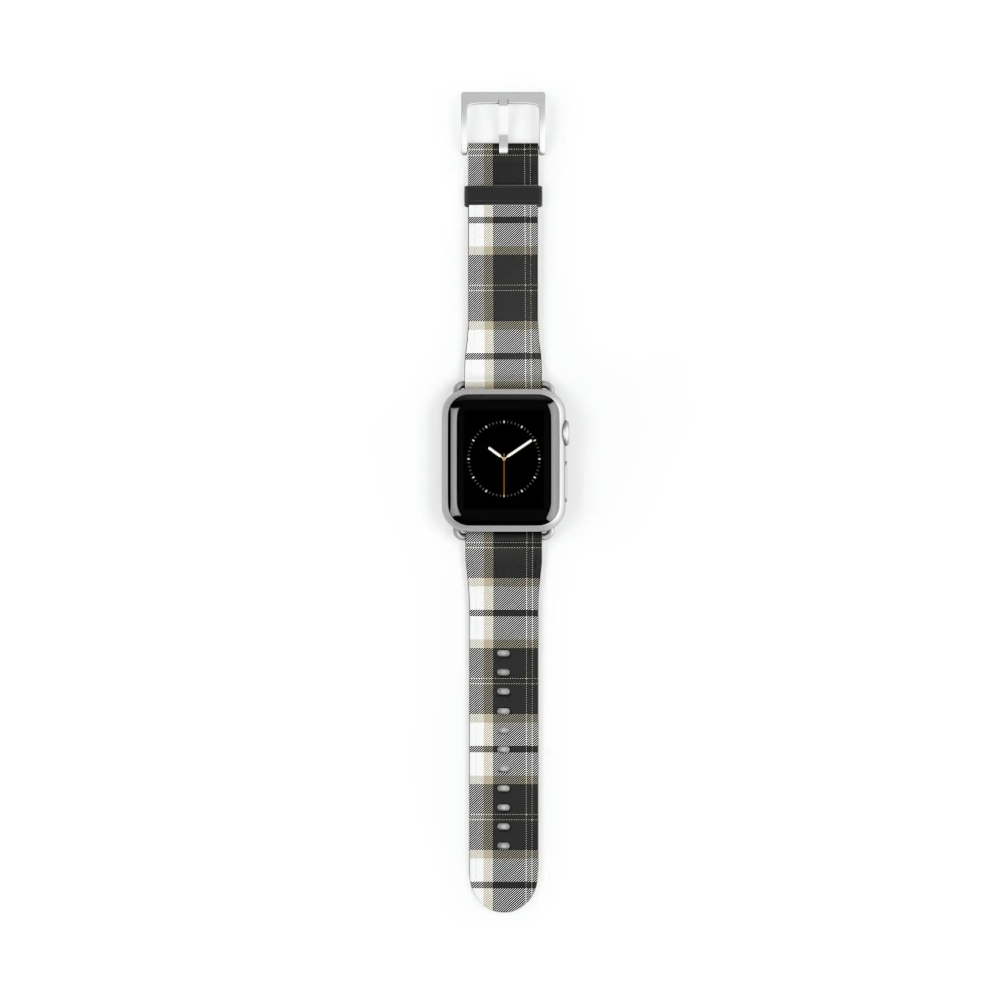  Designer Collection in Plaid (Grey Mix) Apple Watch Band Watch Band38-41mmSilverMatte