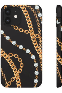 Groove Designer Collection (Chains + Diamonds) Snap Phone Case