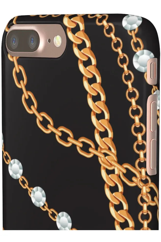 Groove Designer Collection (Chains + Diamonds) Snap Phone Case