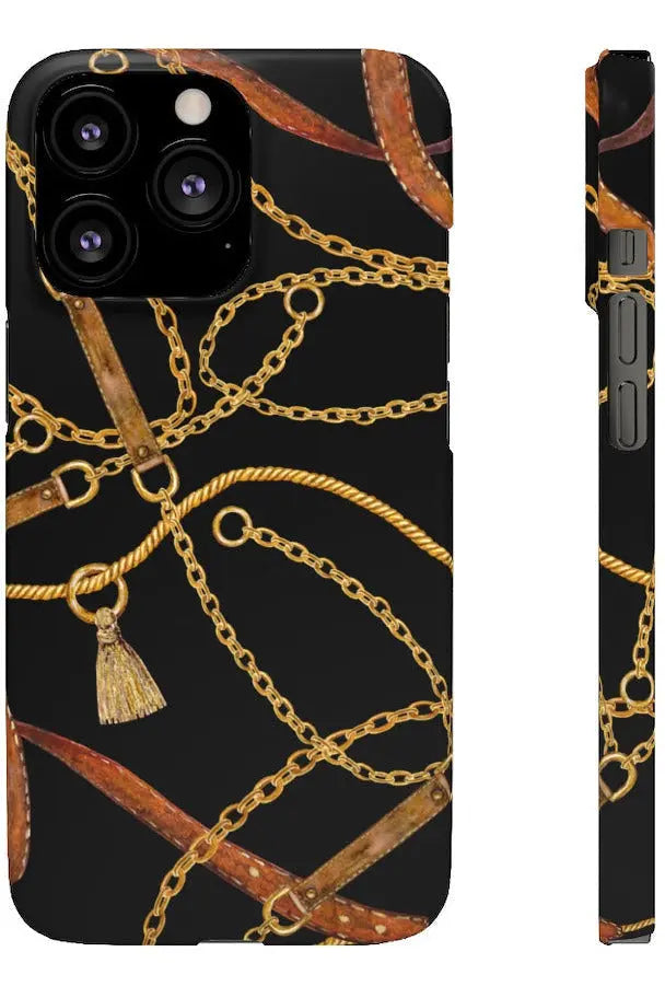 Groove Designer Collection (Tassles + Leather) Snap Phone Case