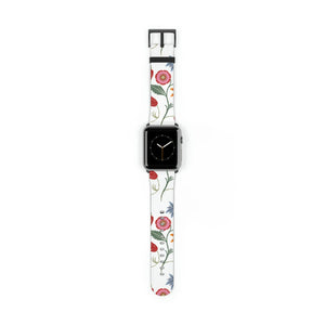  Just Bloom (Wild Flowers) Watch Band for Apple Watch Watch Bands42-45mmBlackMatte
