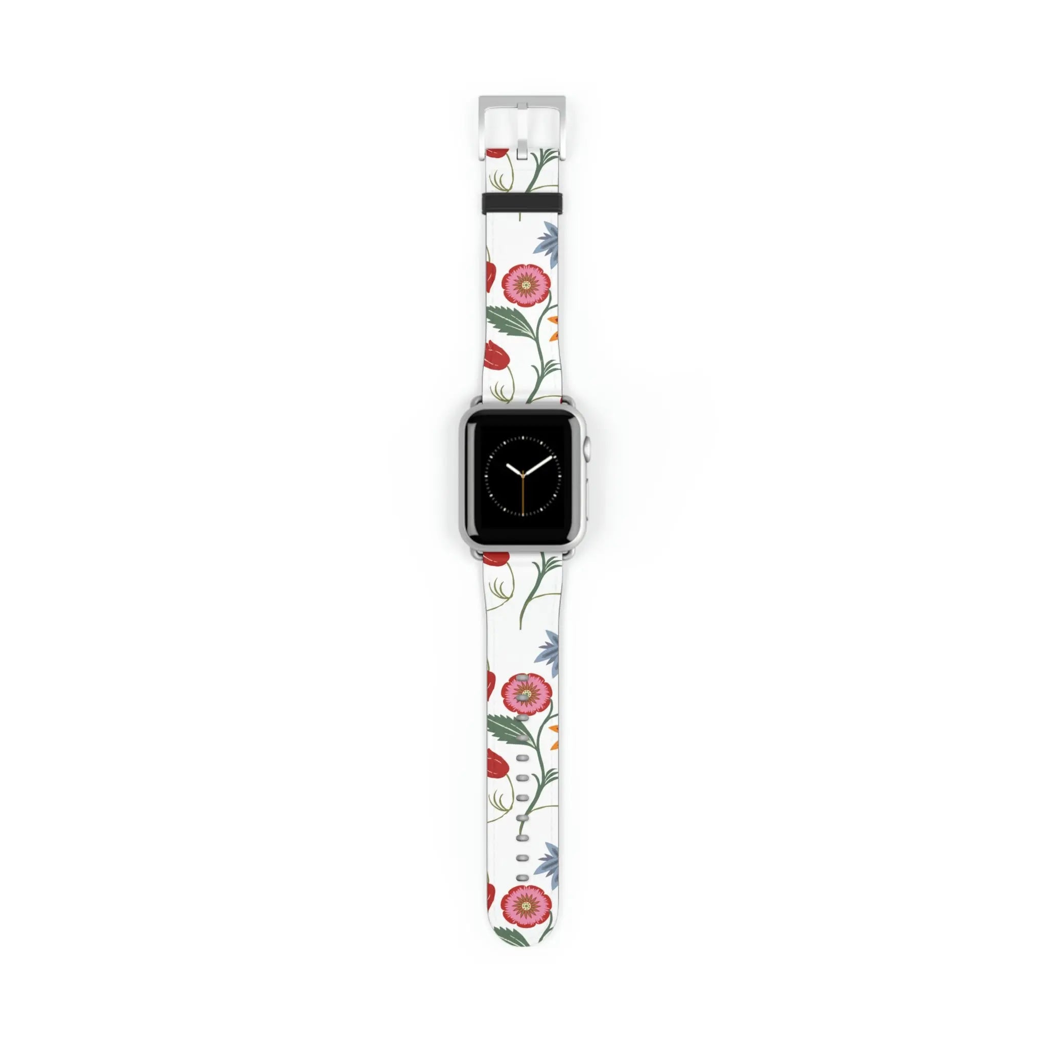  Just Bloom (Wild Flowers) Watch Band for Apple Watch Watch Bands38-41mmSilverMatte