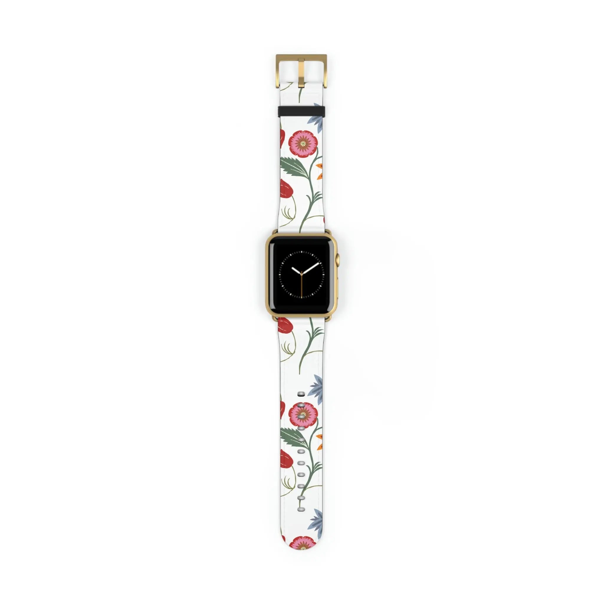  Just Bloom (Wild Flowers) Watch Band for Apple Watch Watch Bands42-45mmGoldMatte