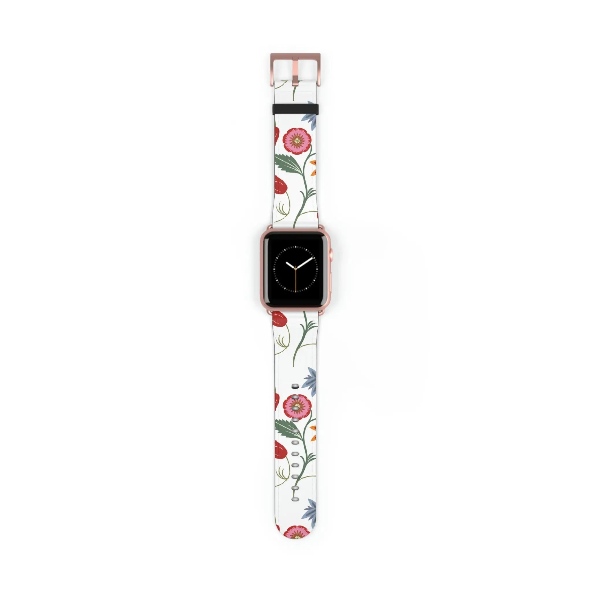 Just Bloom (Wild Flowers) Watch Band for Apple Watch Watch Bands42-45mmRoseGoldMatte