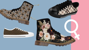 Footwear so stylish you looked dressed up when you're not. Canvas sneakers, high tops and military style canvas boots.