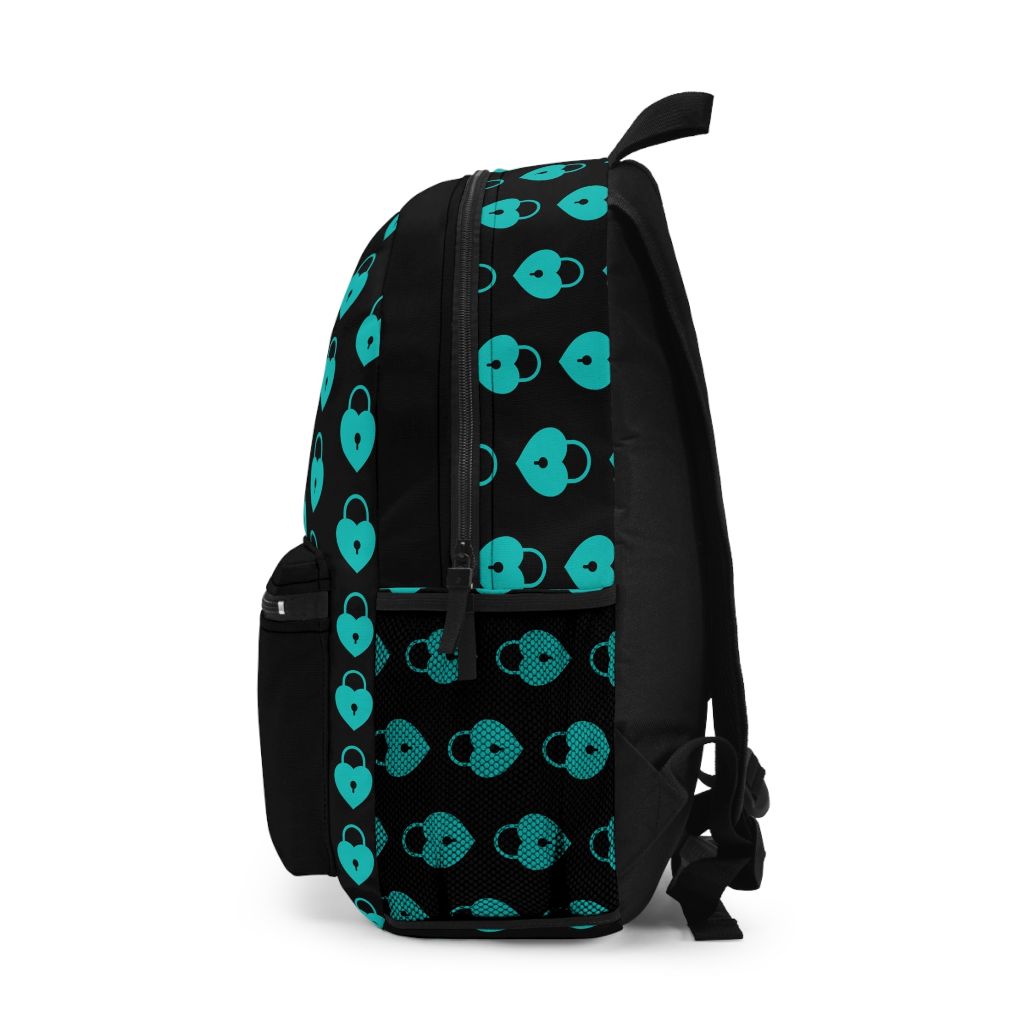 Terrific and Co. (Lock Pattern) Black Backpack, Unisex Backpack Bags  The Middle Aged Groove