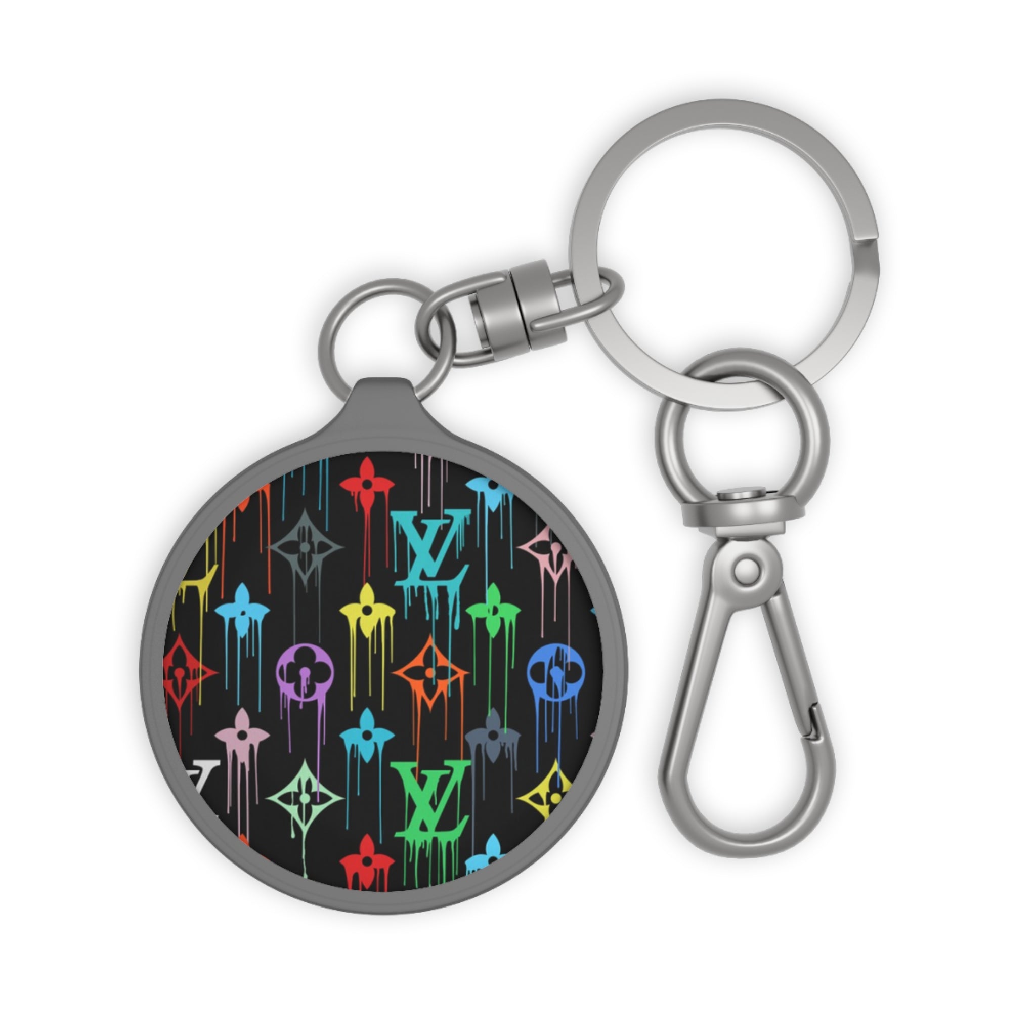 Groove Dripping Multi-Color Icons Keyring Tag, Key Holder Accessories  The Middle Aged Groove