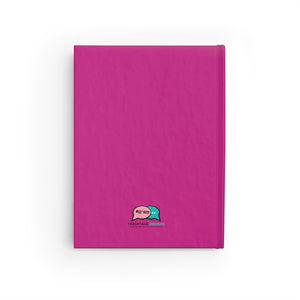 Bright Pink  "Bossie" Journal - Ruled Line, Lined Notebook, Gratitude Journal