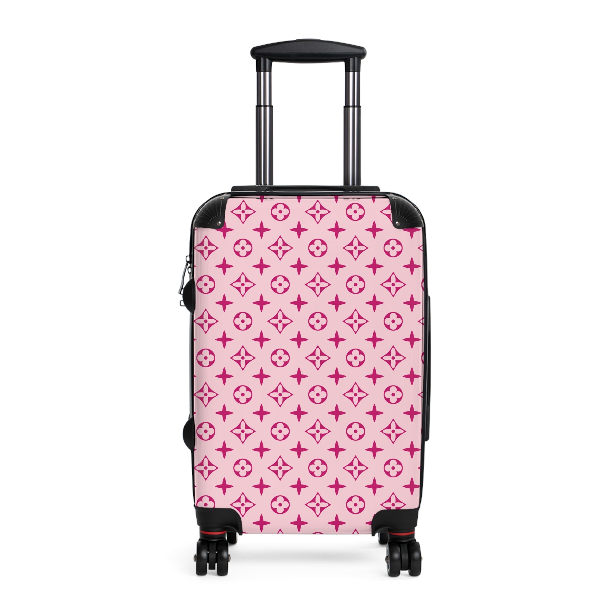 Abby Travel Collection Large Pink Icon Suitcase, Hard Shell Luggage, Rolling Suitcase for Travel, Carry On Bag Bags Small-Black The Middle Aged Groove