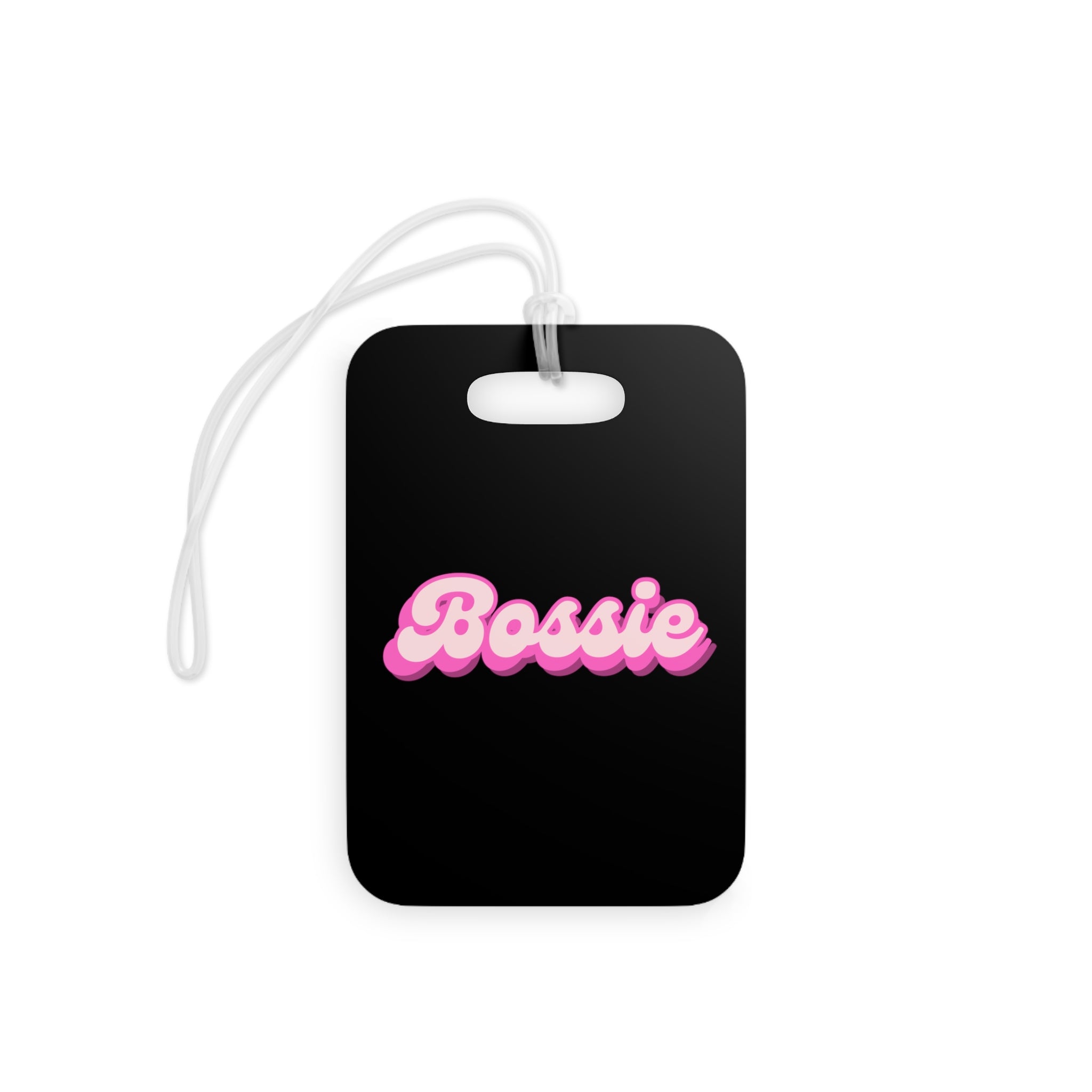  Bossie (Barbie) Funny Luggage Tag, Barbie Bag Tag, Funny Travel Lover Gift, Gift For Her AccessoriesRectangleOnesize