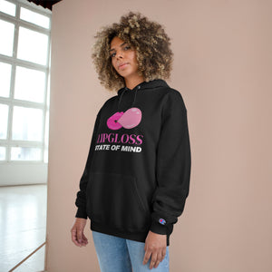 Lipgloss State of Mind (Pink Bubblegum) Relaxed Fit Champion Hoodie, Boss Babe Hoodie, Beauty Biz Hoodie  The Middle Aged Groove