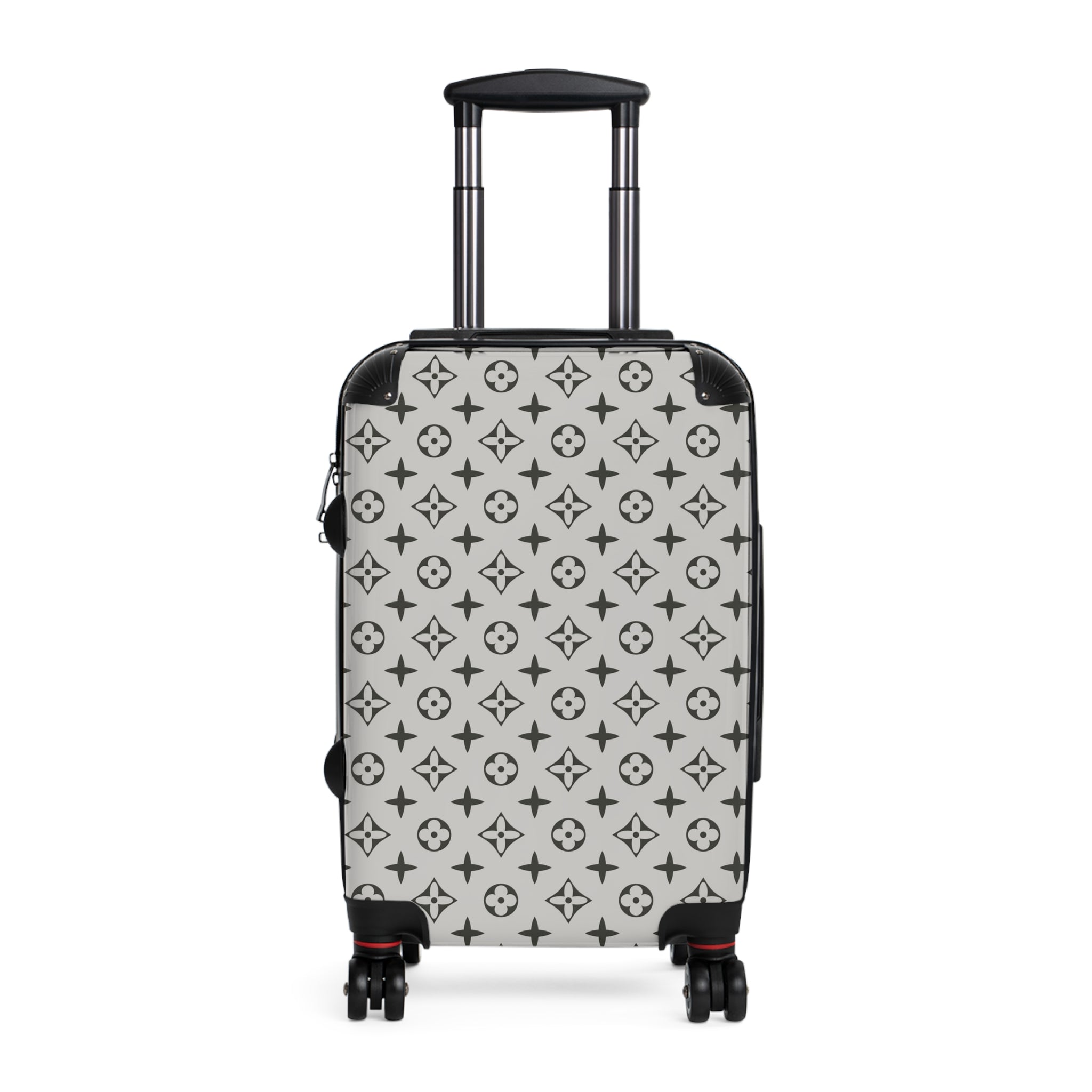 Abby Travel Collection Large Grey Icon Suitcase, Hard Shell Luggage, Rolling Suitcase for Travel, Carry On Bag Bags Small-Black The Middle Aged Groove