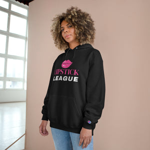 Lipstick League (Pink Lips) Relaxed Fit Champion Hoodie, Boss Babe Hoodie, Beauty Biz Hoodie  The Middle Aged Groove
