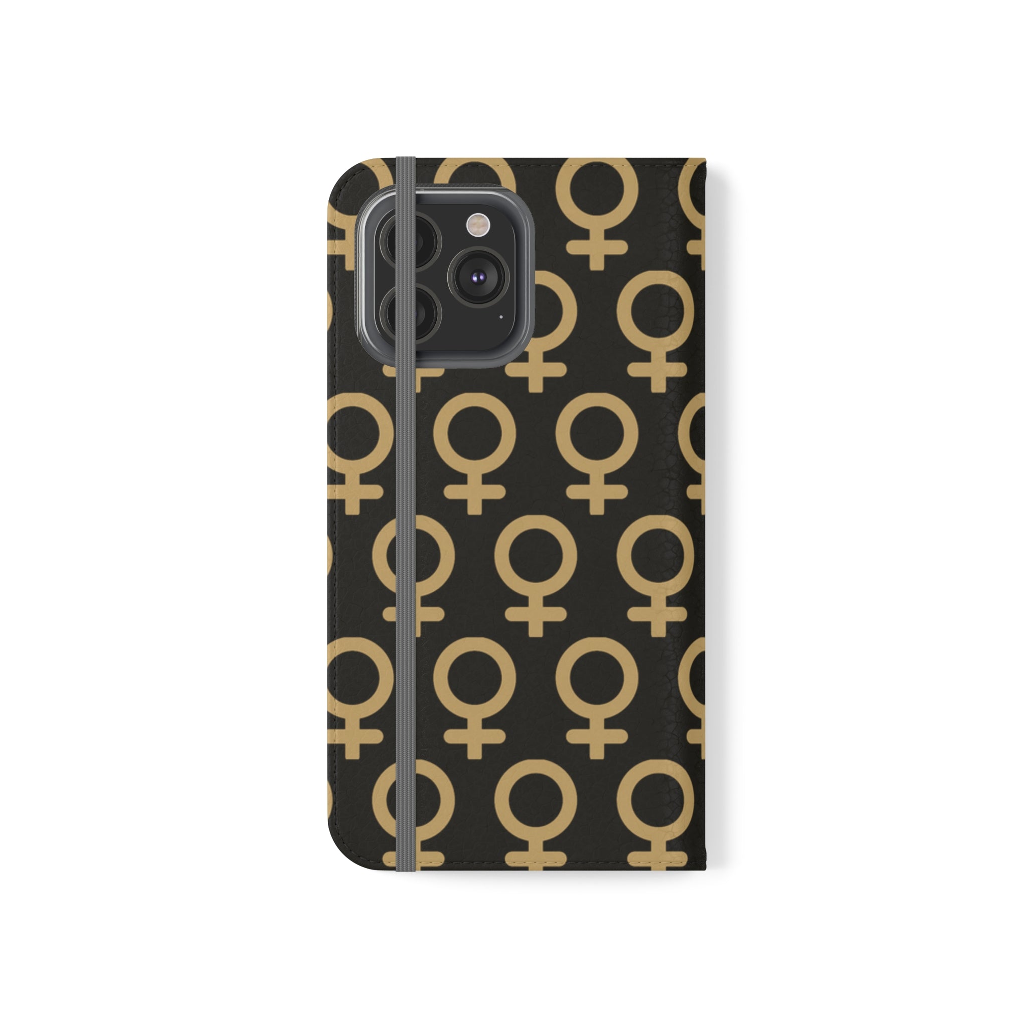 THE FUTURE IS FEMALE (Gold symbol) Feminist Flip Case Phone Case Phone Case  The Middle Aged Groove