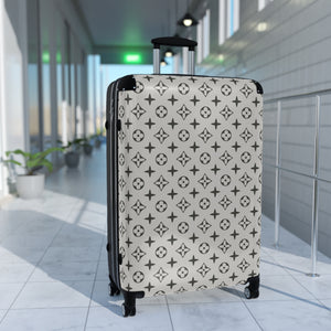 Abby Travel Collection Large Grey Icon Suitcase, Hard Shell Luggage, Rolling Suitcase for Travel, Carry On Bag Bags  The Middle Aged Groove