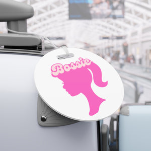 Bossie (Barbie Image) Funny Luggage Tag in white, Barbie Bag Tag, Funny Travel Lover Gift, Gift For Her Accessories
