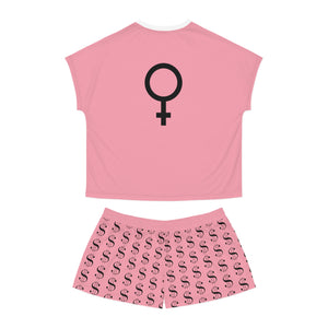 EXPENSIVE and DIFFICULT in Pink Women's Two Piece Shorts Pyjama Set, Women's Pyjamas, Bridal PJs