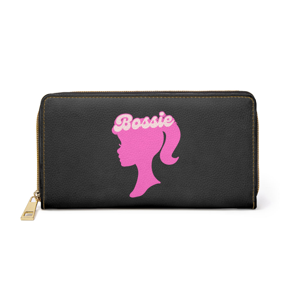  Bossie Barbie Inspired Pink Ladies Wallet, Zipper Pouch, Coin Purse, Zippered Wallet, Cute Purse AccessoriesOnesizeWhite