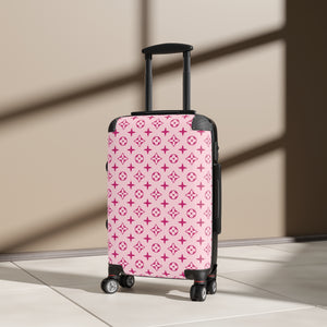 Abby Travel Collection Large Pink Icon Suitcase, Hard Shell Luggage, Rolling Suitcase for Travel, Carry On Bag Bags  The Middle Aged Groove