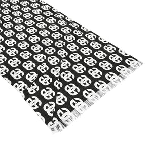 G is for Groove Logo Pattern (Black) Light Scarf Scarves  The Middle Aged Groove