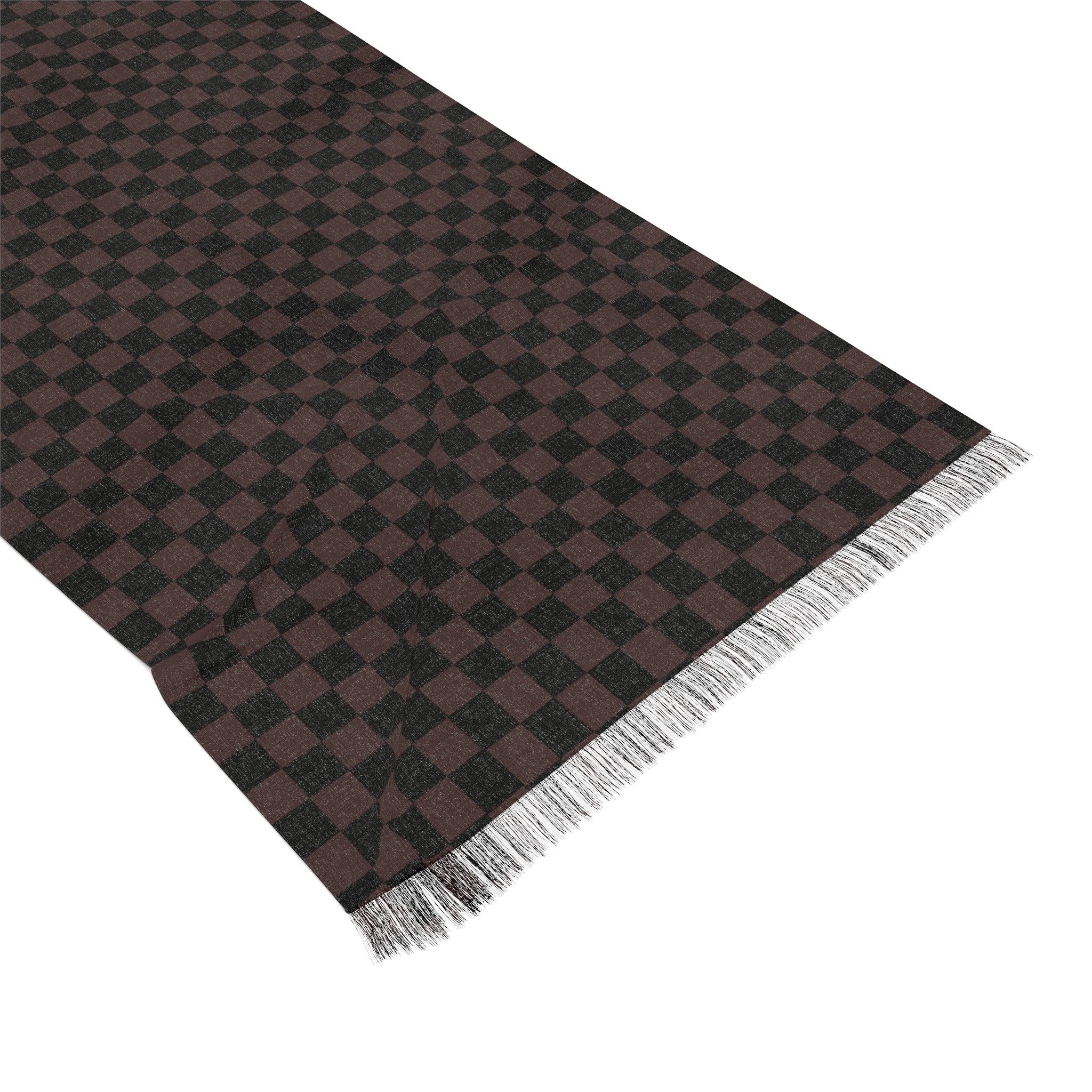 Groove Collection Check Mate (Brown) Light Scarf Scarves  The Middle Aged Groove