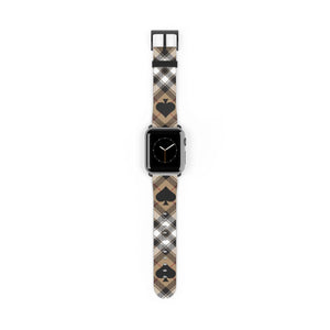  Abby Beige Ace of Spades Apple Watch Band Accessories38-41mmBlackMatte