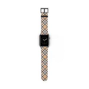 Copy of Casual Wear in Beige Plaid Watch Band for Apple Watch Accessories42-45mmBlackMatte