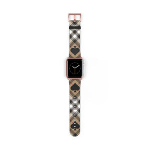  Abby Beige Ace of Spades Apple Watch Band Accessories42-45mmRoseGoldMatte