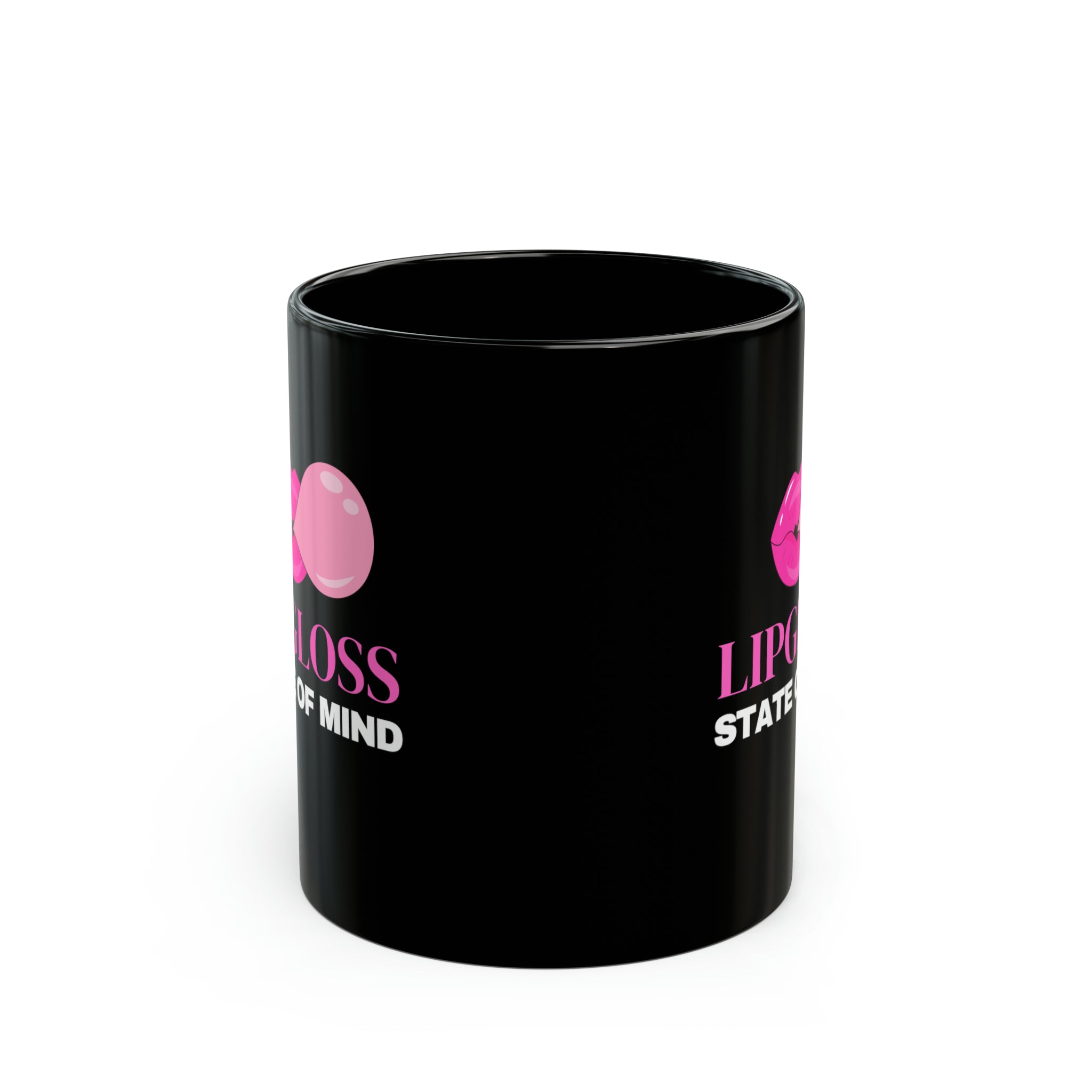 Lipgloss State of Mind (Pink Lips) 11oz Coffee Mug, Makeup Themed Coffee Mug, Beauty Business Mug, Boss Babe Cup Mug  The Middle Aged Groove
