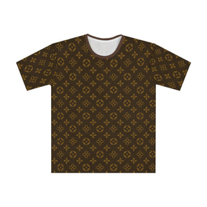  Beau Icons in Gold and Brown Beige Ace of Spades Men's Loose T-shirt All Over Prints5XL