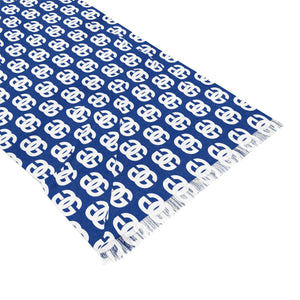 G is for Groove Logo Pattern (Navy) Light Scarf Scarves  The Middle Aged Groove