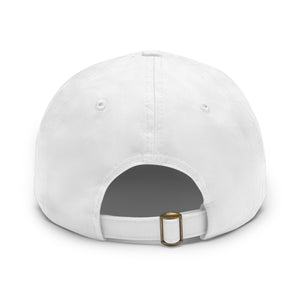 Proudly BASIC Dad Hat with Leather Patch (Rectangle) Hats  The Middle Aged Groove