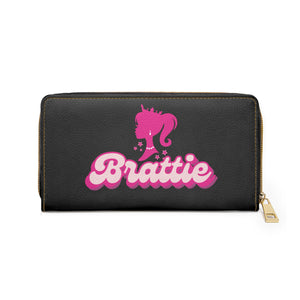 Barbie-Themed Brattie (Silhouette) Wallet, Zipper Pouch, Coin Purse, Zippered Wallet, Cute Purse