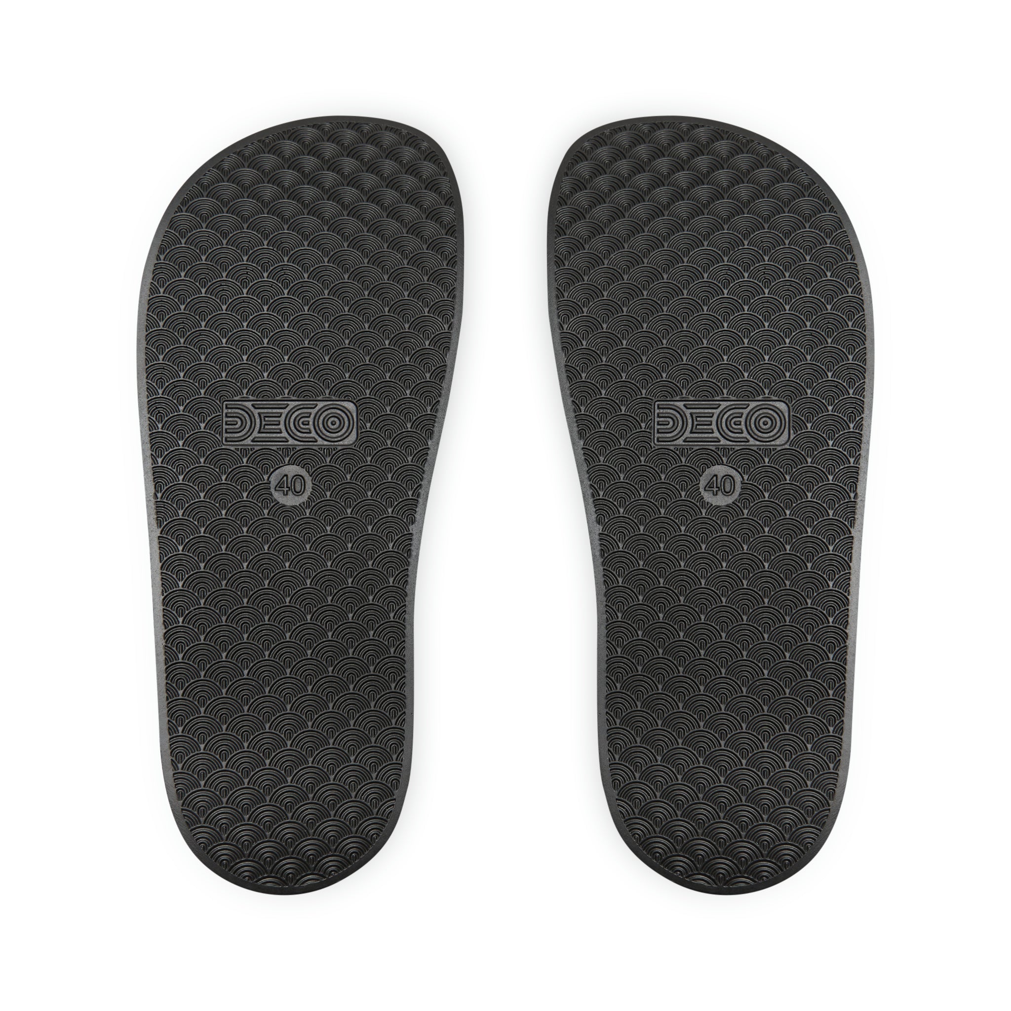  Beige Plaid Plus Sign Men's Slide Sandals, Summer Slide Sandals for Men Shoes