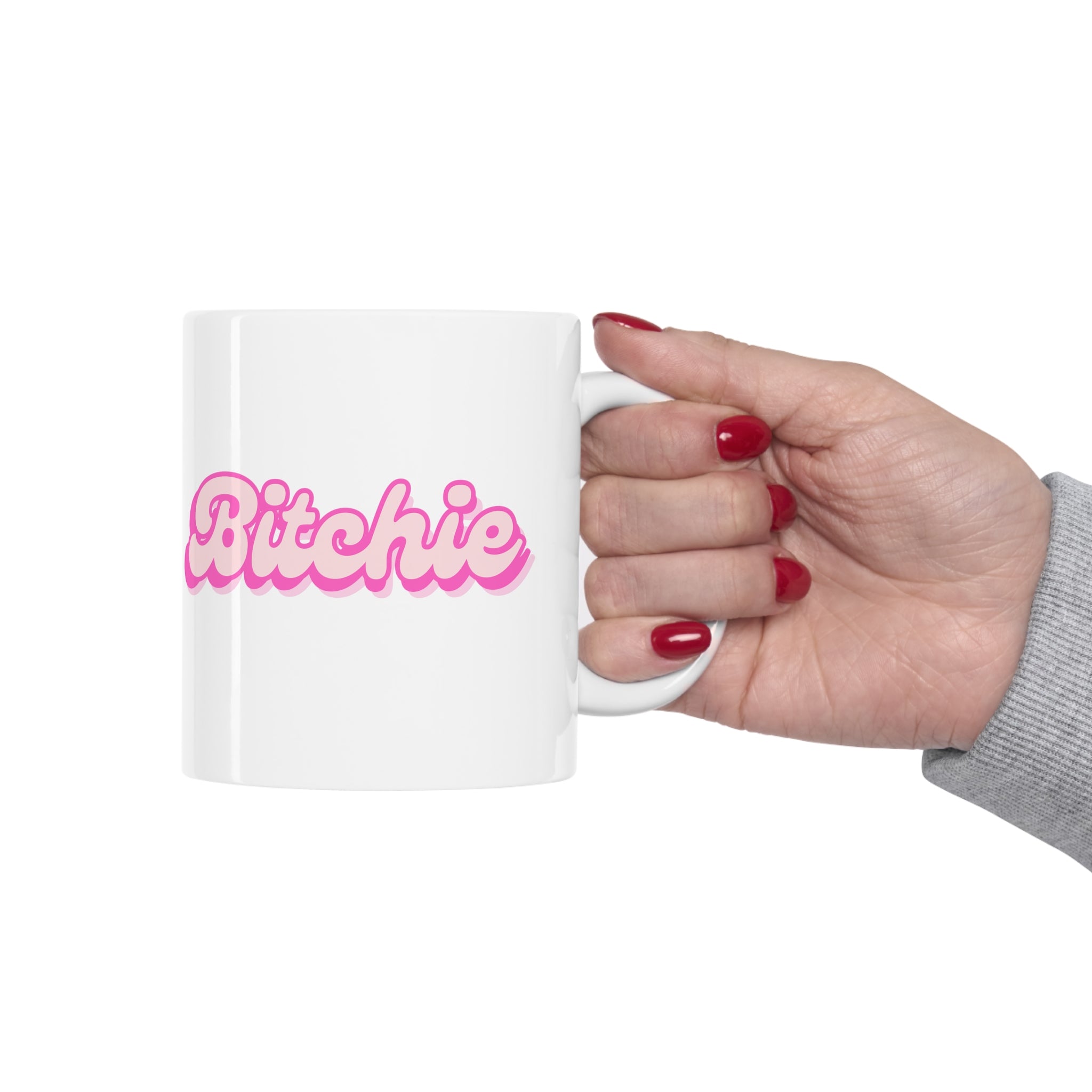 Bitchie (Barbie) Funny Female Empowerment White 11oz Coffee Mug, Coffee Mug for Her, Gift For Her