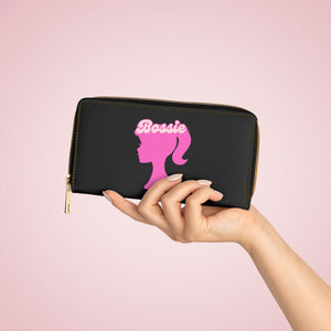 Bossie Barbie Inspired Pink Ladies Wallet, Zipper Pouch, Coin Purse, Zippered Wallet, Cute Purse