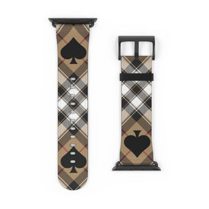  Abby Beige Ace of Spades Apple Watch Band Accessories