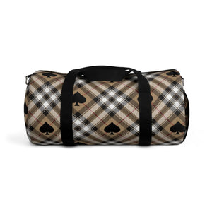  Abby Beige Ace of Spades Duffel Bag, Travel and Overnight Bag Bags