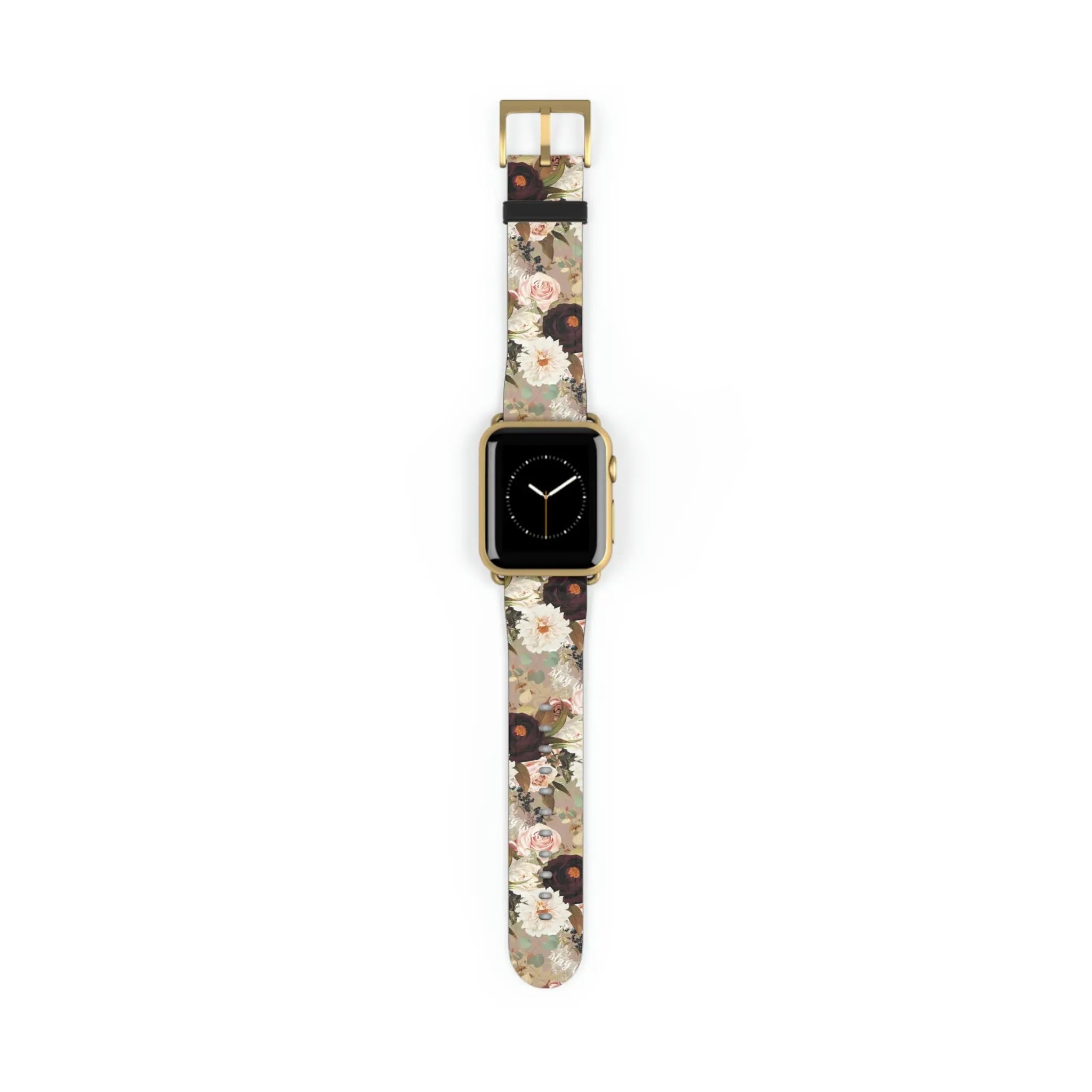  BOHO Stay Wild (Dark Bloom) Beige Watch Band for Apple Watch Watch Bands38-41mmGoldMatte