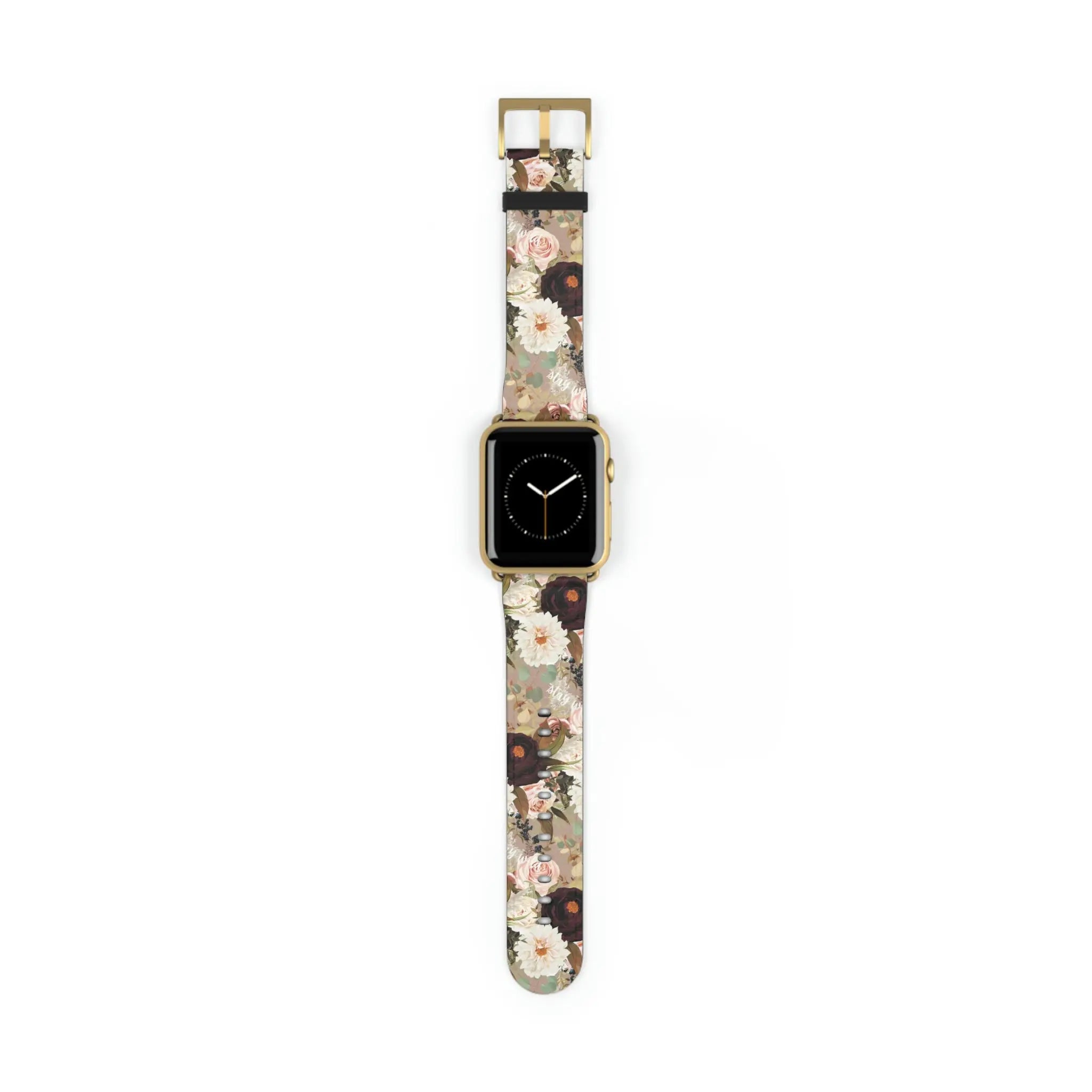  BOHO Stay Wild (Dark Bloom) Beige Watch Band for Apple Watch Watch Bands42-45mmGoldMatte