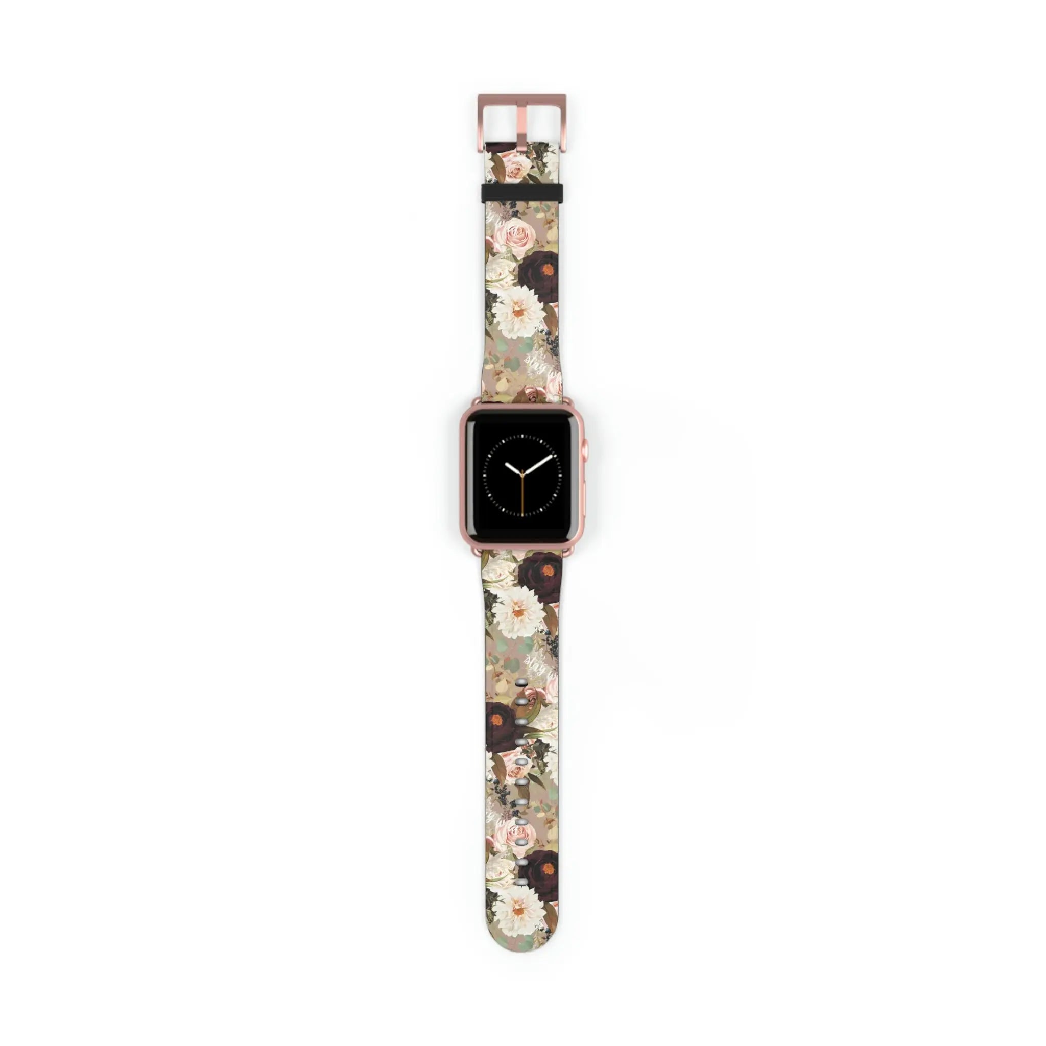  BOHO Stay Wild (Dark Bloom) Beige Watch Band for Apple Watch Watch Bands42-45mmRoseGoldMatte
