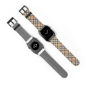  Copy of Casual Wear in Beige Plaid Watch Band for Apple Watch Accessories