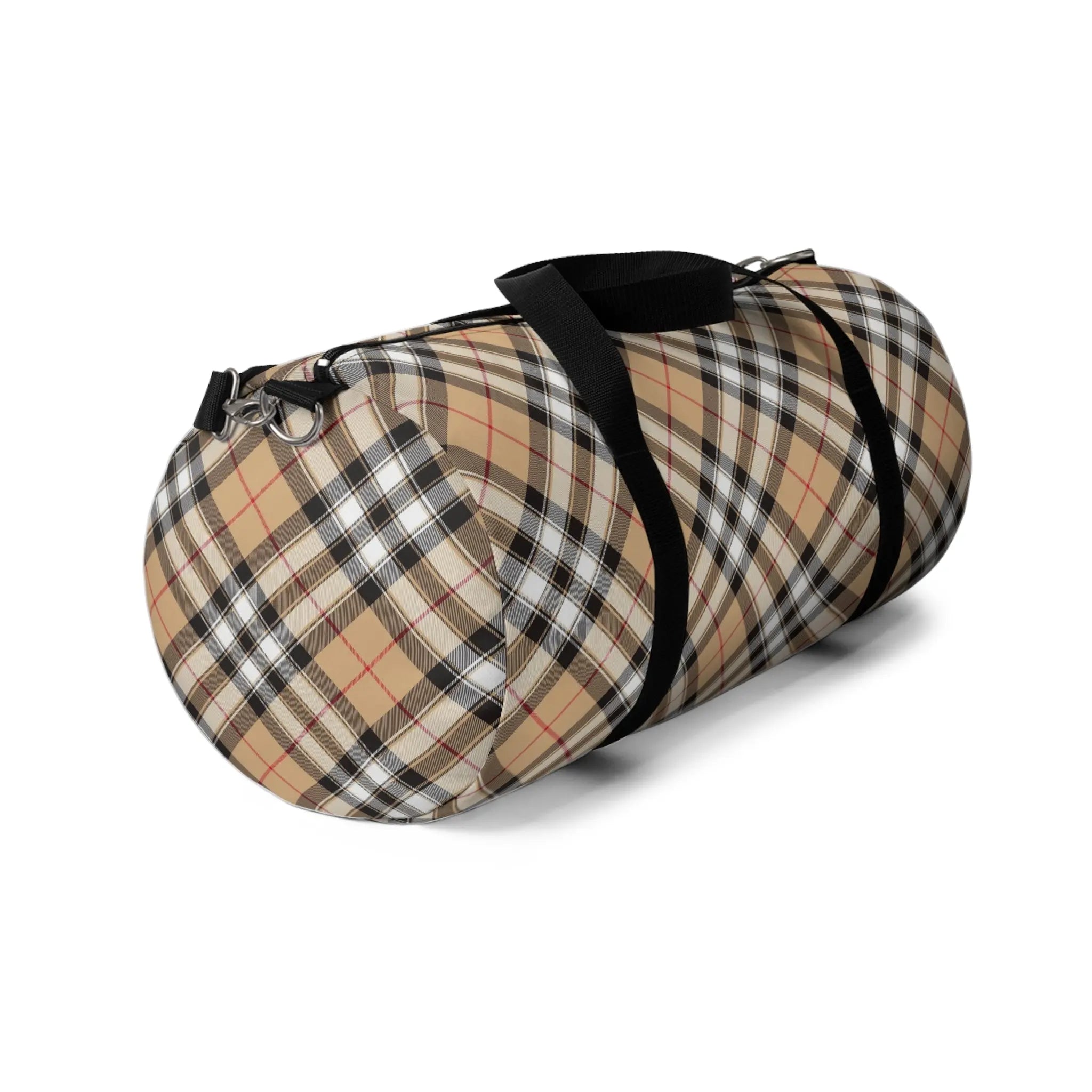  Copy of Groove Collection in Plaid (Red Stripe) Duffel Bag, Travel and Overnight Bag Bags