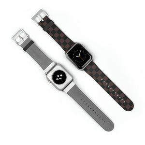  Designer Collection Check Mate (Black) Watch Band for Apple Watch Accessories