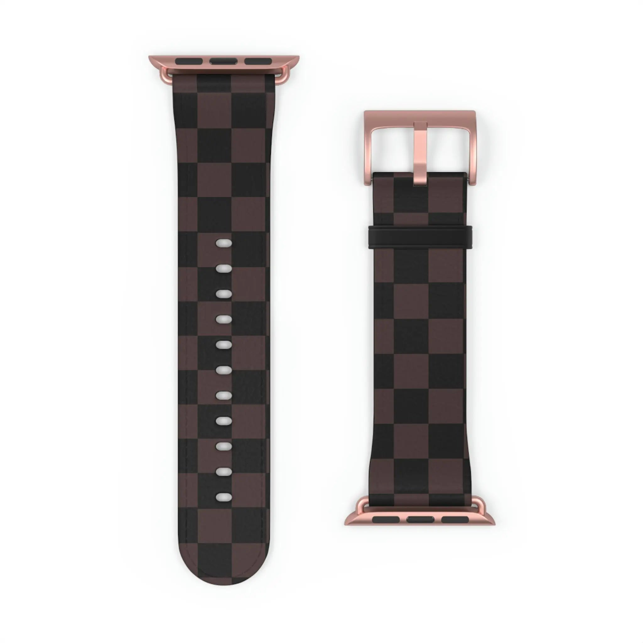 Designer Collection Check Mate (Black) Watch Band for Apple Watch Accessories