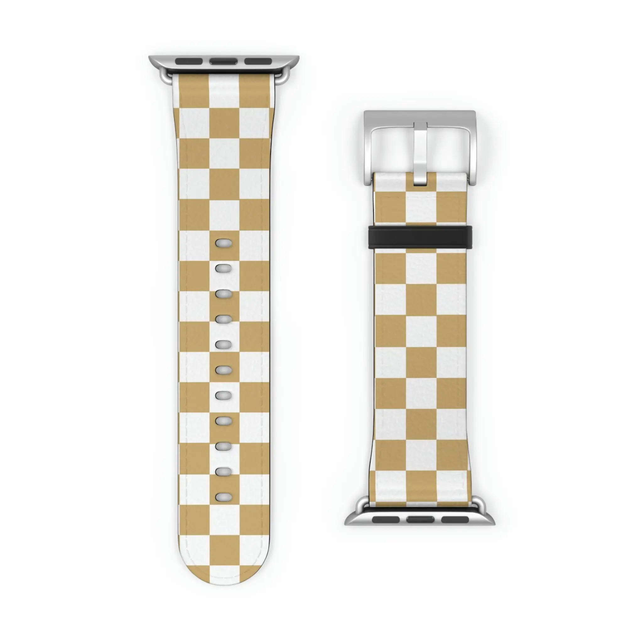  Designer Collection Check Mate (Gold) Watch Band for Apple Watch Accessories