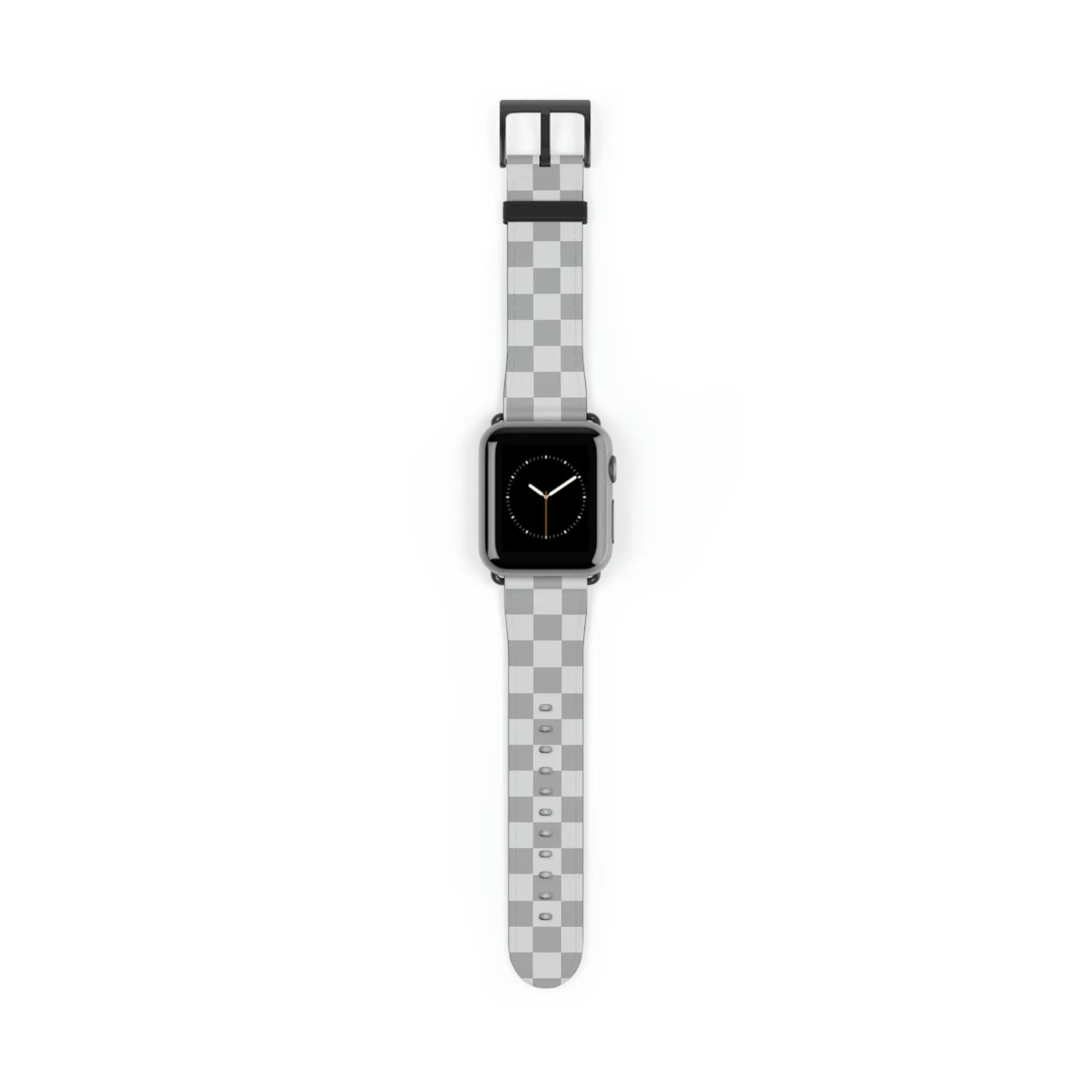  Designer Collection Check Mate (Grey) Watch Band for Apple Watch Watch Bands38-41mmBlackMatte