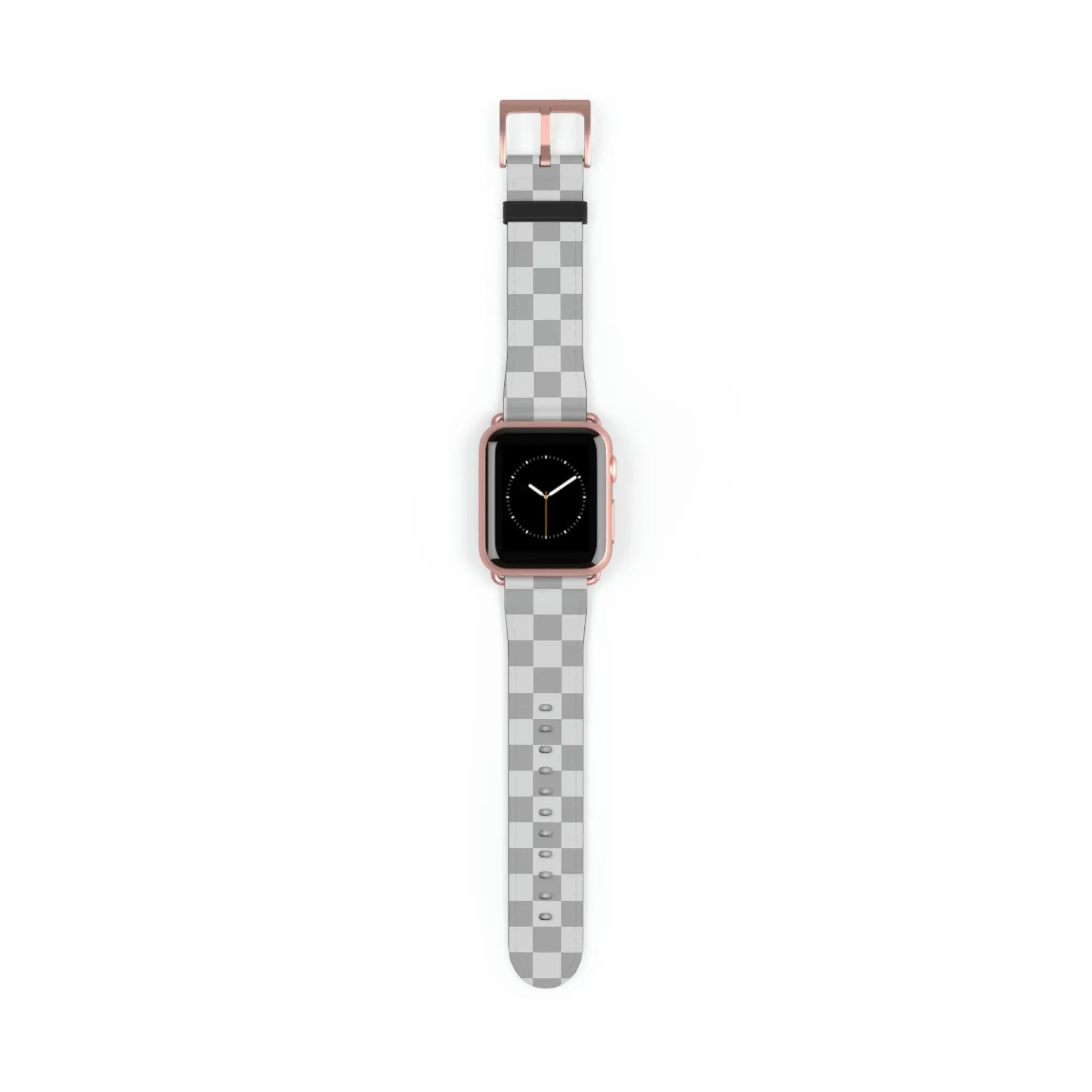 Designer Collection Check Mate (Grey) Watch Band for Apple Watch Watch Bands38-41mmRoseGoldMatte