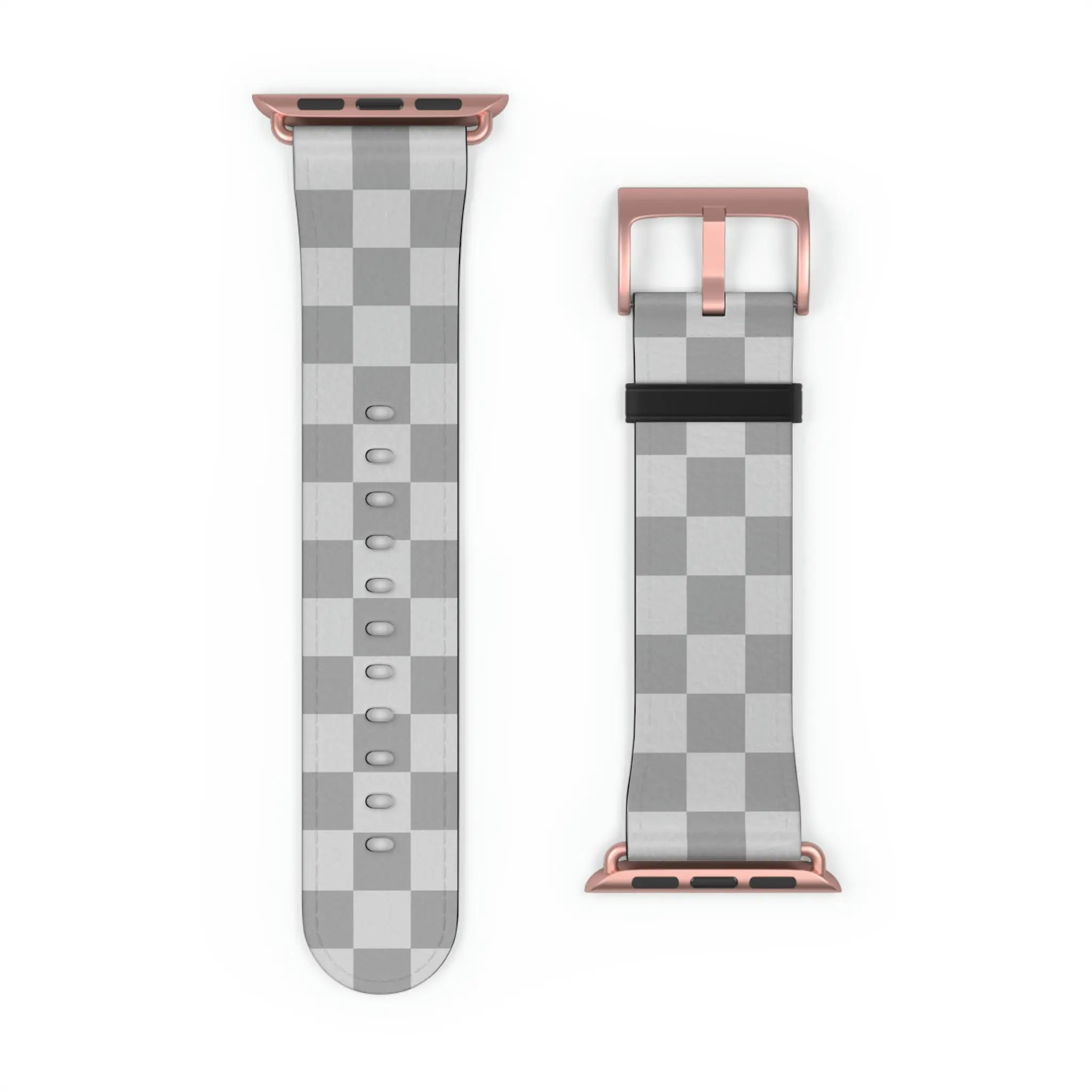  Designer Collection Check Mate (Grey) Watch Band for Apple Watch Watch Bands