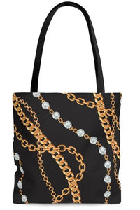 Designer Collection (Chains + Diamonds) Tote Bag